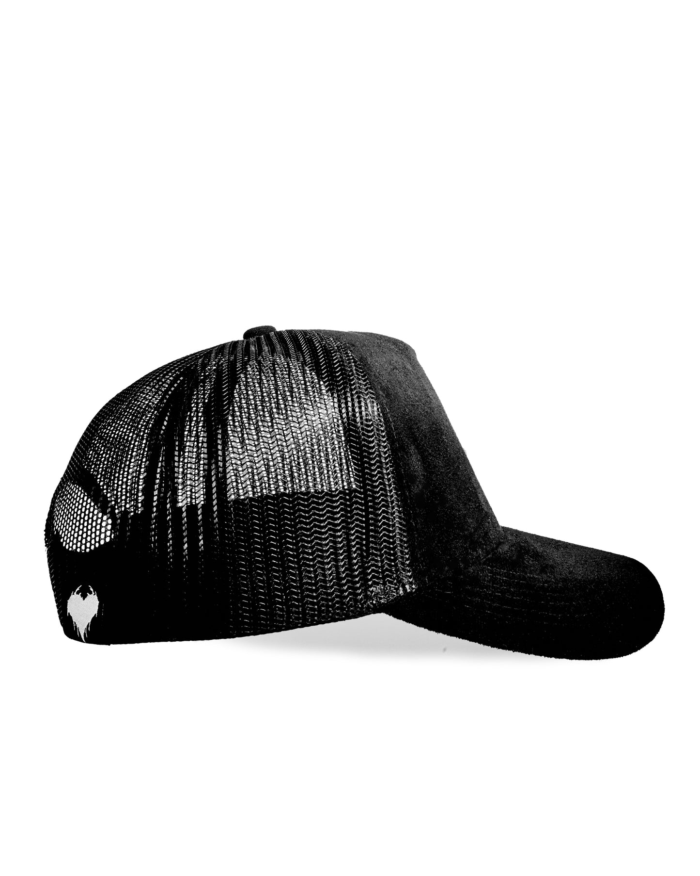 "LA CROW" Micro Suede Trucker Hat