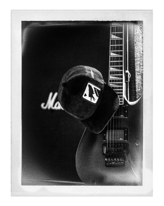 "LA CROW" Micro Suede Trucker Hat