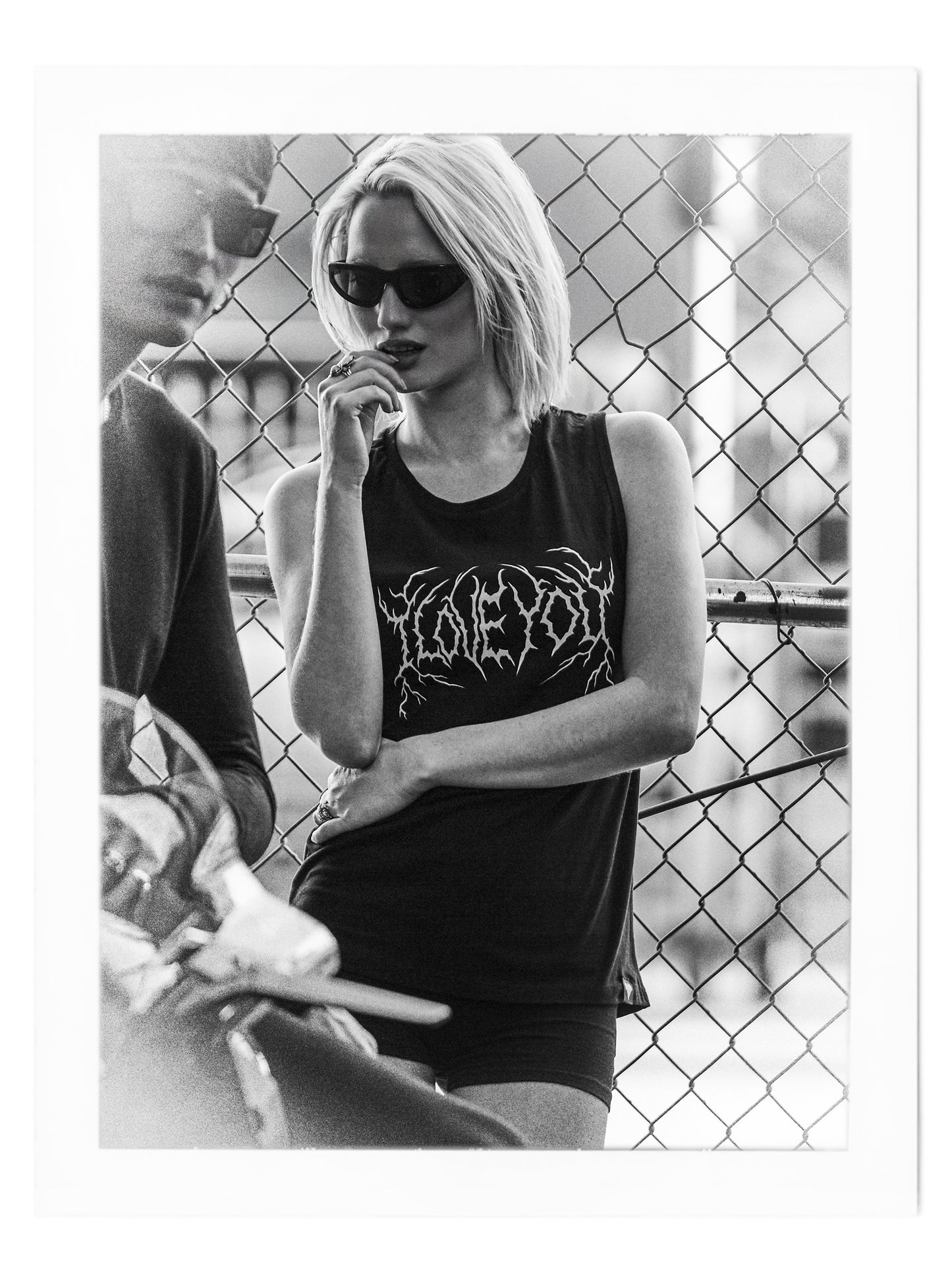"I LOVE YOU" Woman Muscle Tee