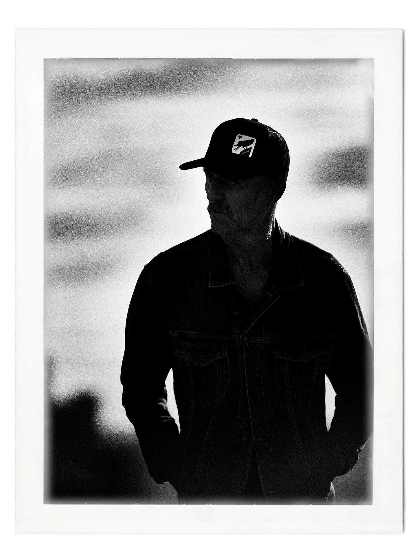 "LA CROW" Micro Suede Trucker Hat
