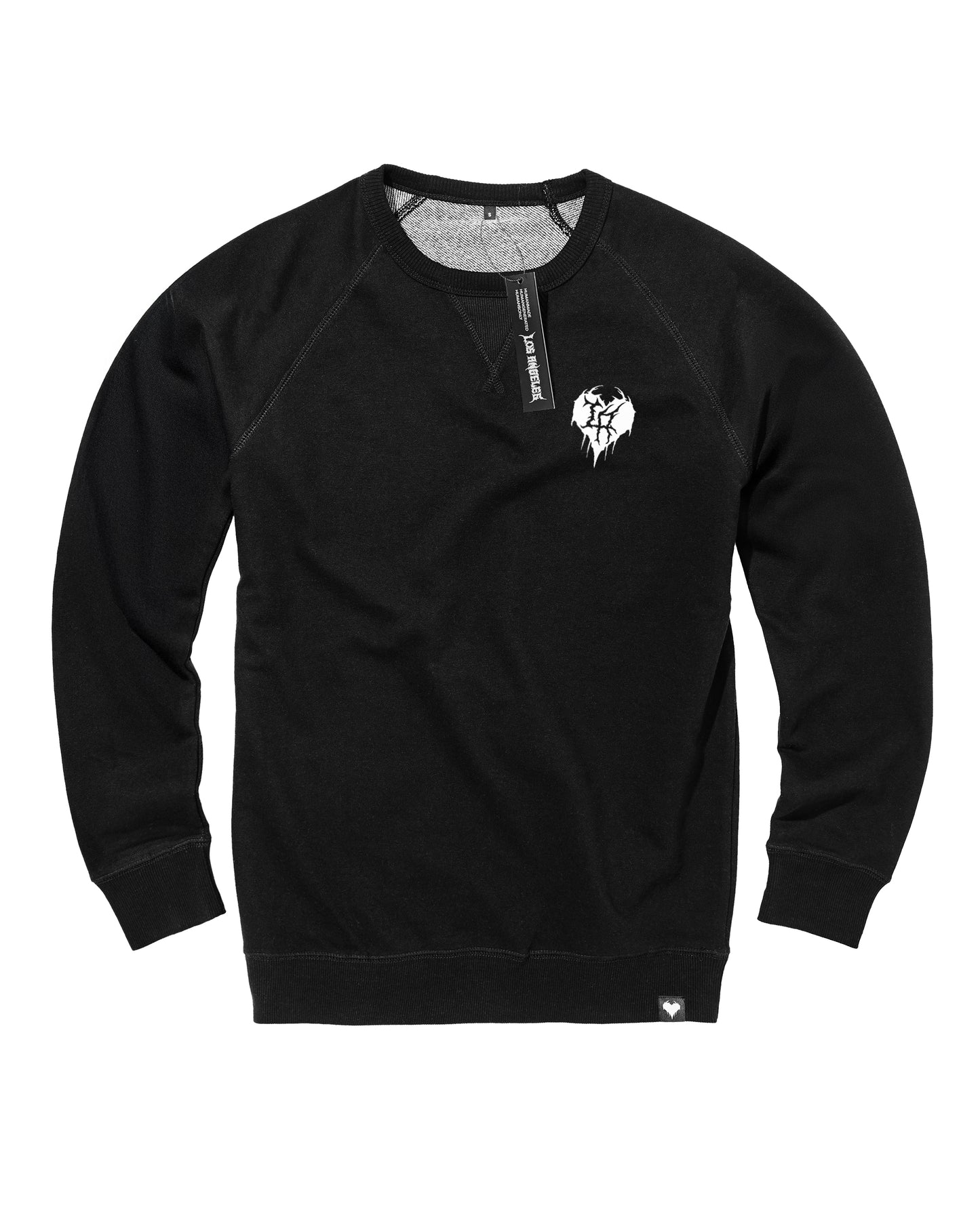 "HEART LA" LIGHT WEIGHT CREW NECK SWEATER