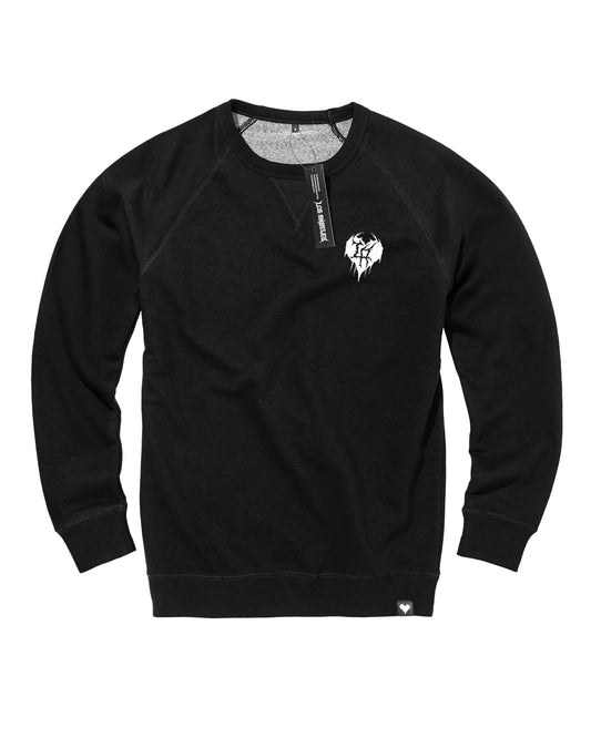"HEART LA" LIGHT WEIGHT CREW NECK SWEATER