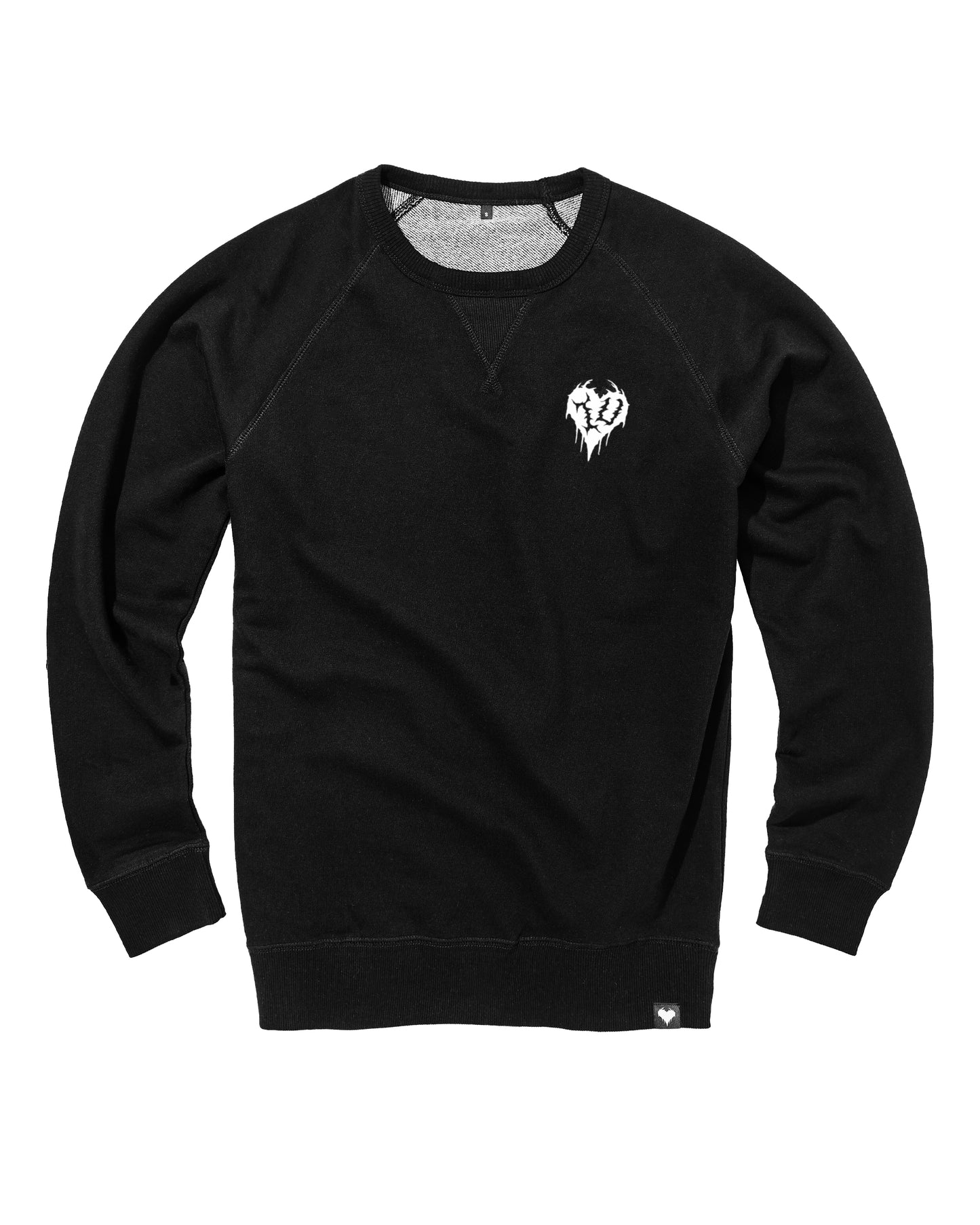 "I HEART U" LIGHT WEIGHT CREW NECK SWEATER