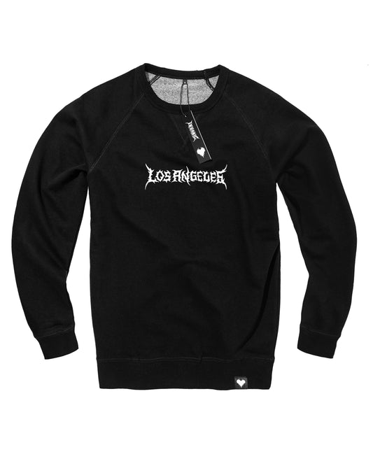 "LOS ANGELES" LIGHT WEIGHT CREW NECK SWEATER