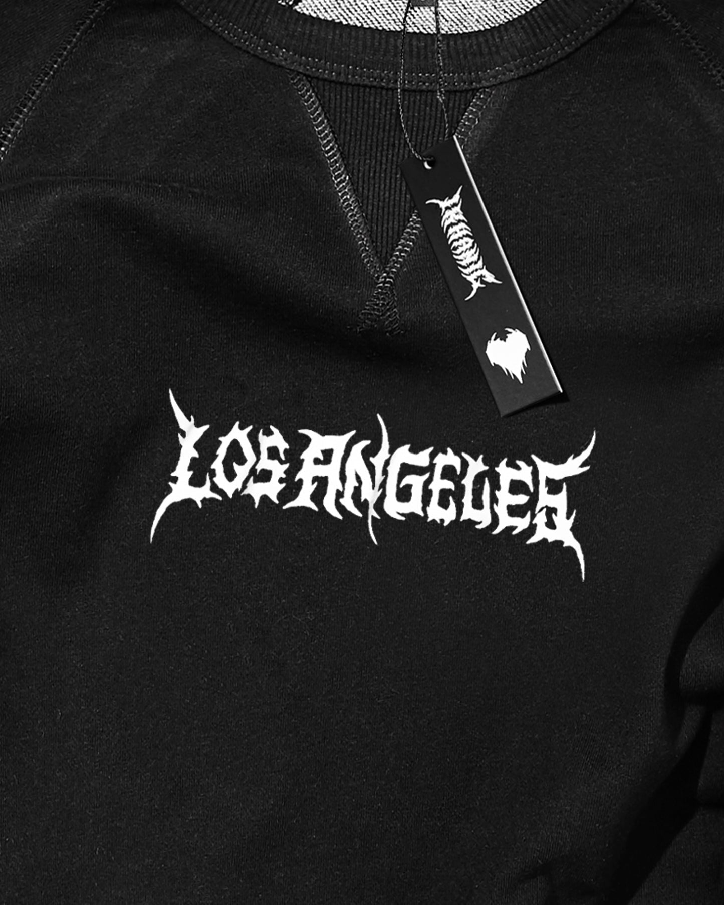 "LOS ANGELES" LIGHT WEIGHT CREW NECK SWEATER
